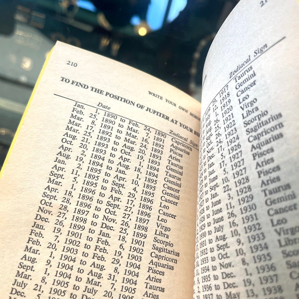 Write Your Horoscope - Vintage 1968