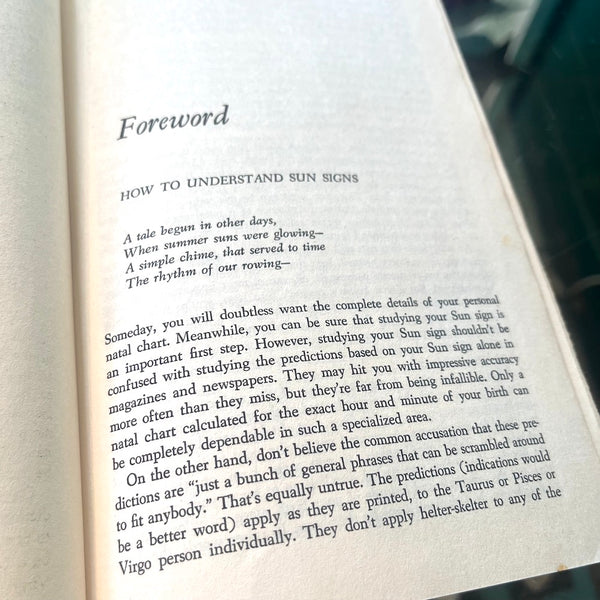 Linda Goodman's Sun Signs - Vintage 1968