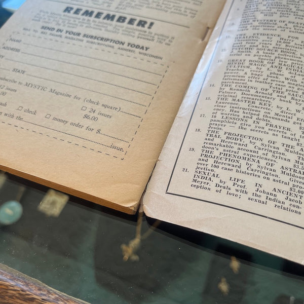 Mystic Magazine: The Science of the Occult - Vintage 1955