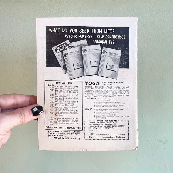 Mystic Magazine: The Science of the Occult - Vintage 1955