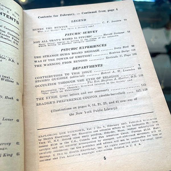 Exploring The Unknown - Vintage 1962