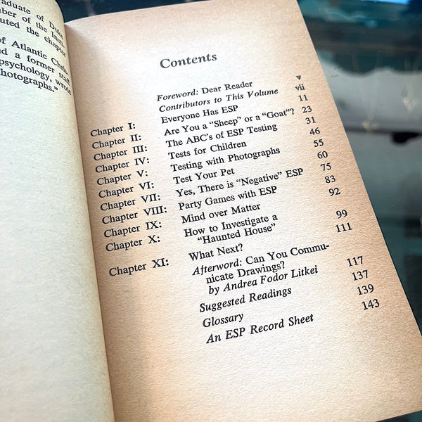 Test Your ESP - Vintage 1970