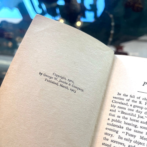 Pussy Meow: The Autobiography Of A Cat - Vintage 1903