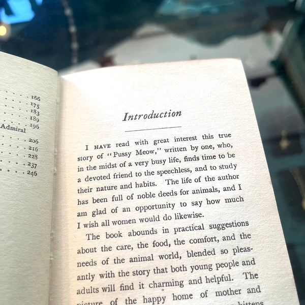 Pussy Meow: The Autobiography Of A Cat - Vintage 1903