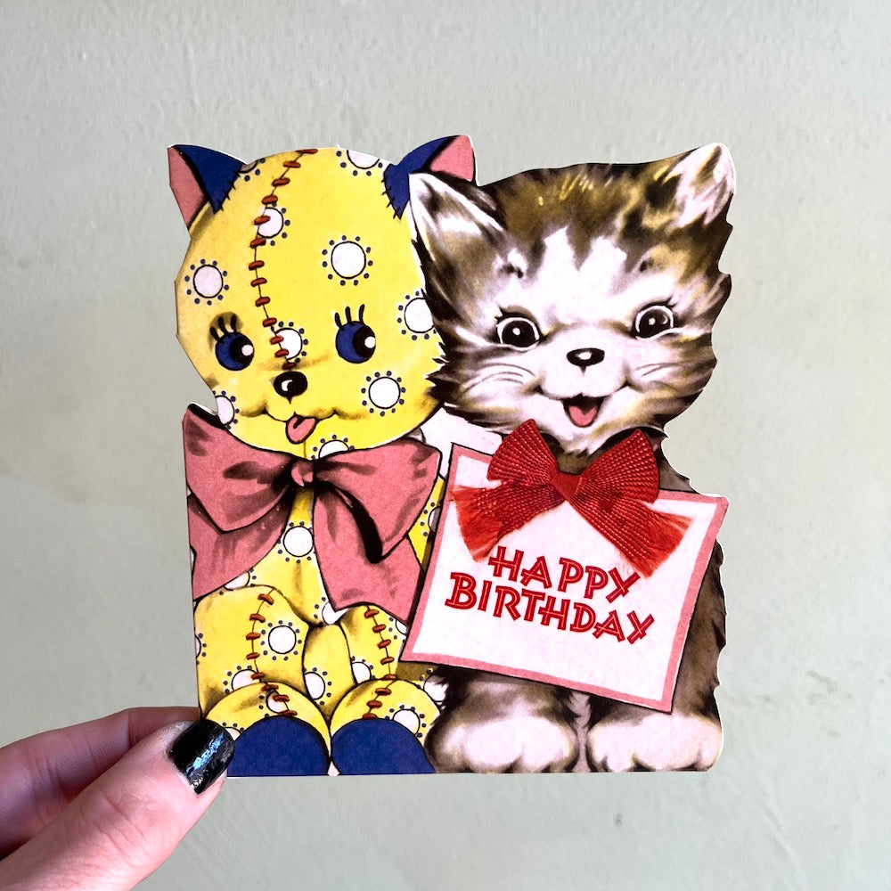 Kitty Cats Birthday Card