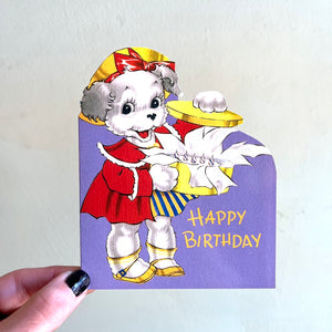 Puppy Party Birthday Card