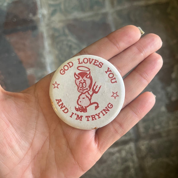 Vintage Ad & Slogan Buttons