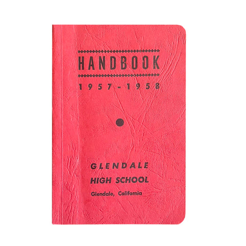 Glendale High Guide Book - Vintage 1950's