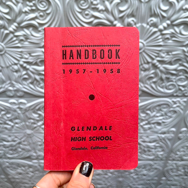 Glendale High Guide Book - Vintage 1950's