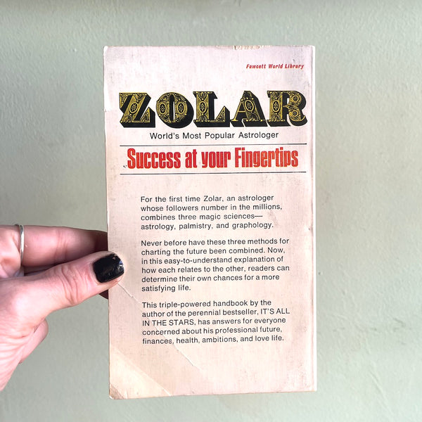 Zolar: Success At Your Fingertips - Vintage 1970