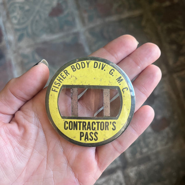 Vintage Name Tag Buttons