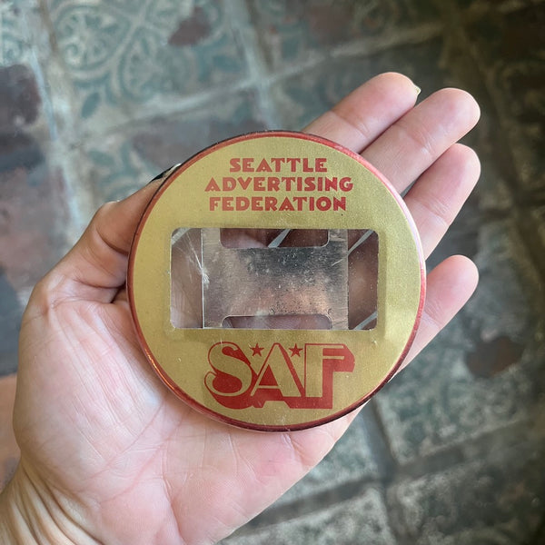 Vintage Name Tag Buttons