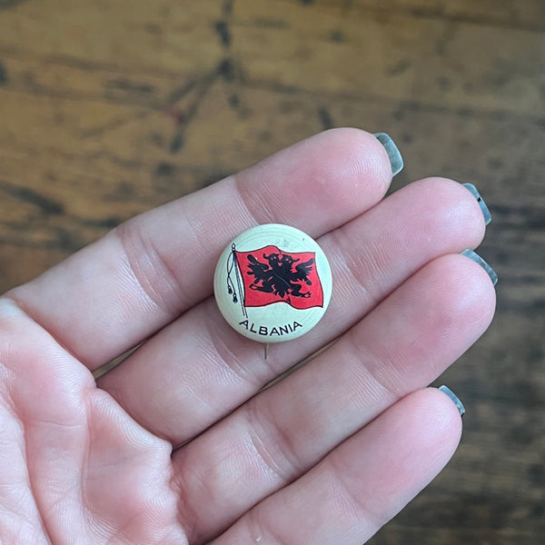 Vintage 1930's World Flag Buttons