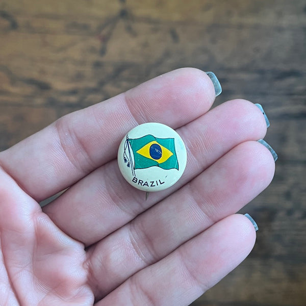 Vintage 1930's World Flag Buttons