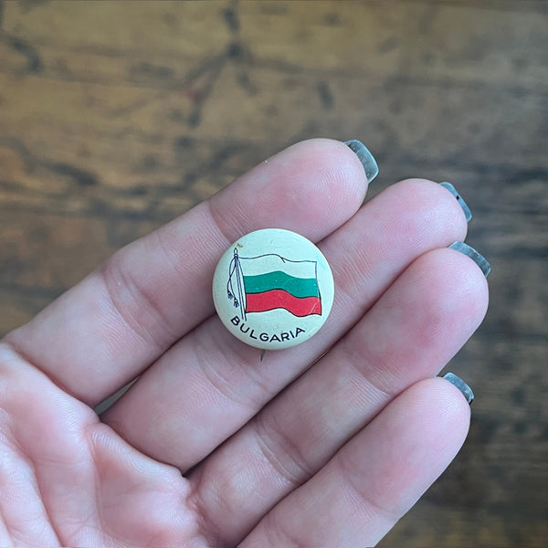 Vintage 1930's World Flag Buttons