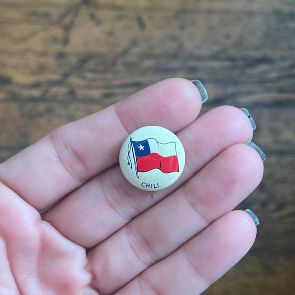 Vintage 1930's World Flag Buttons