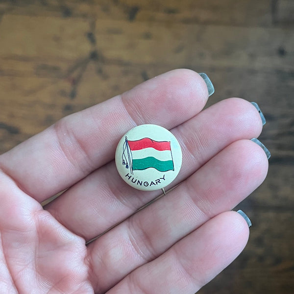 Vintage 1930's World Flag Buttons