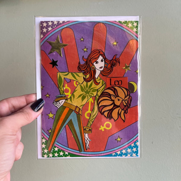 LEO - One of a Kind Zodiac Card