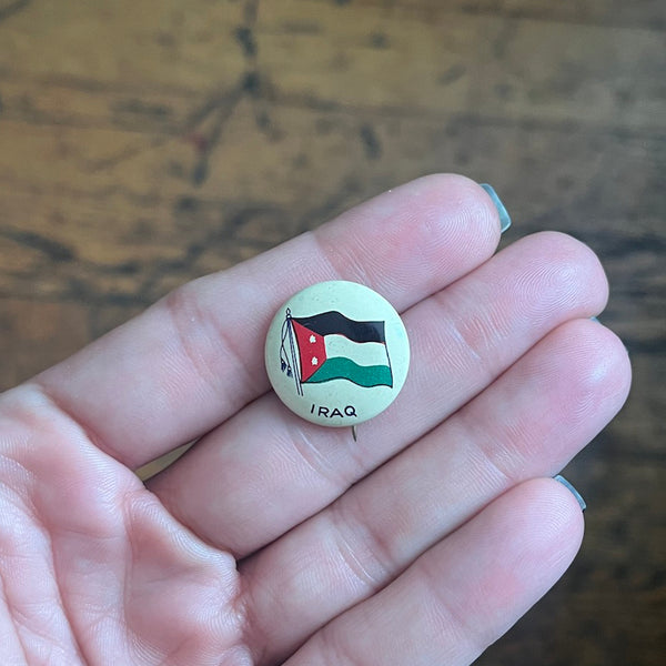 Vintage 1930's World Flag Buttons
