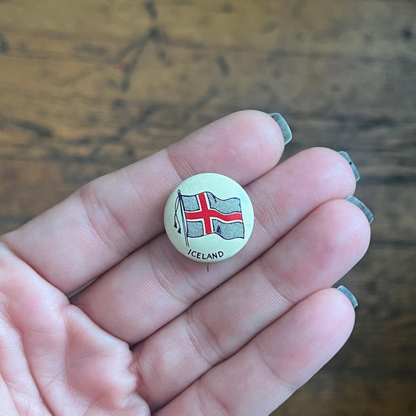 Vintage 1930's World Flag Buttons