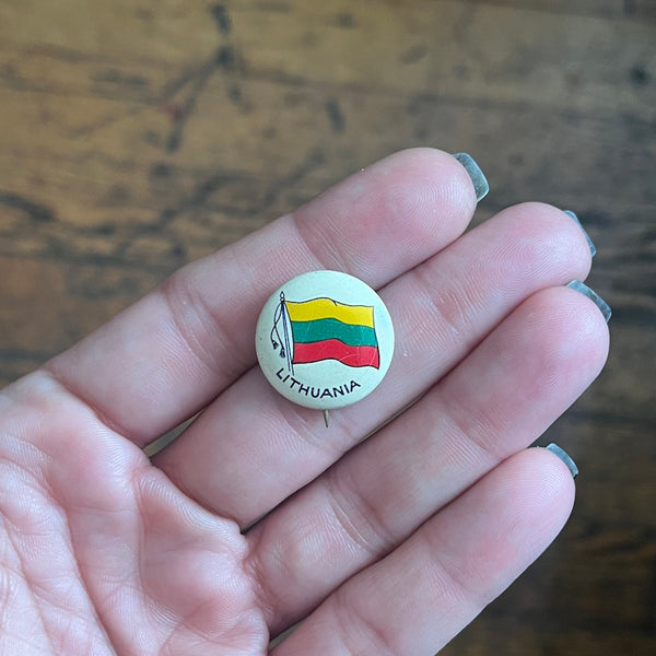 Vintage 1930's World Flag Buttons