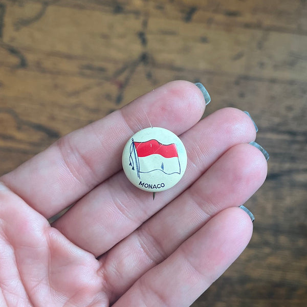 Vintage 1930's World Flag Buttons