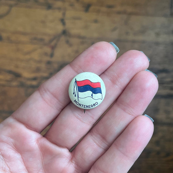 Vintage 1930's World Flag Buttons