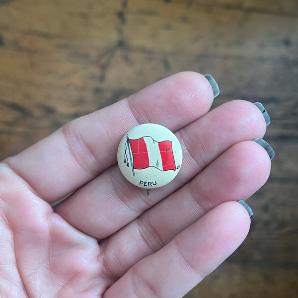 Vintage 1930's World Flag Buttons