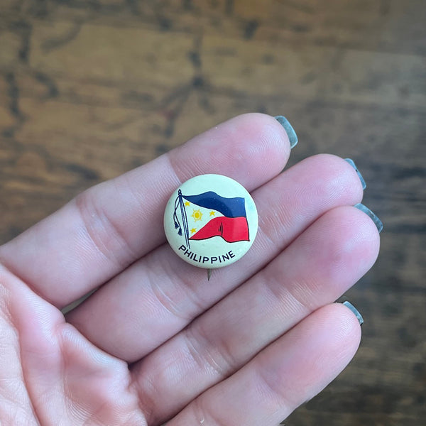 Vintage 1930's World Flag Buttons