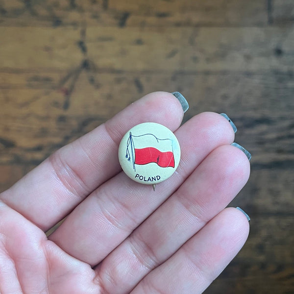 Vintage 1930's World Flag Buttons