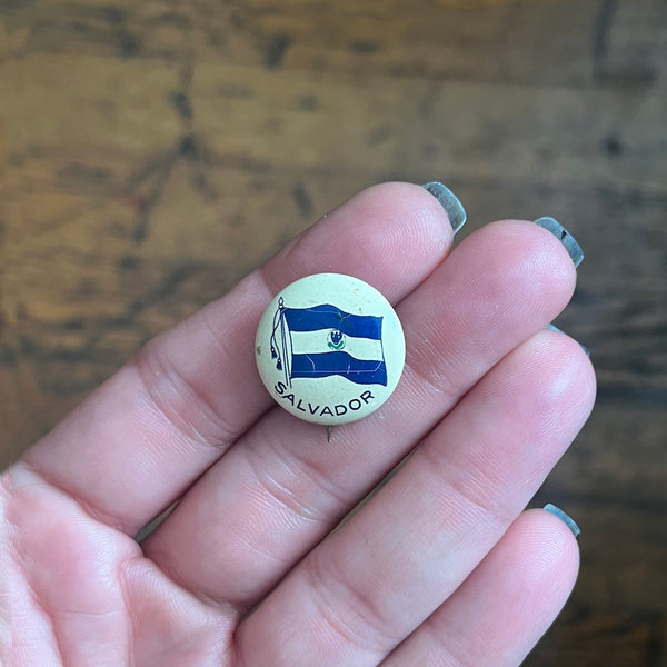 Vintage 1930's World Flag Buttons