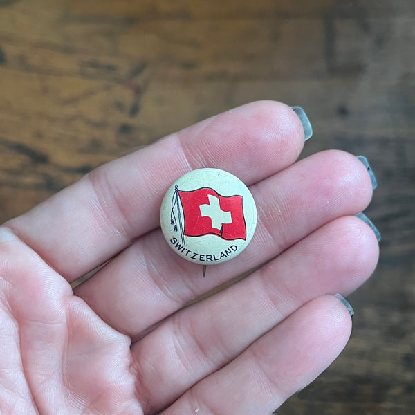 Vintage 1930's World Flag Buttons