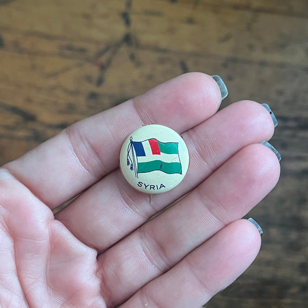 Vintage 1930's World Flag Buttons