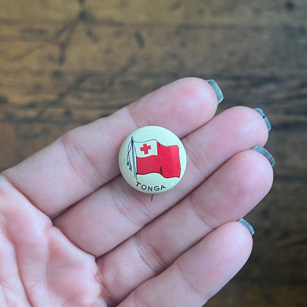 Vintage 1930's World Flag Buttons