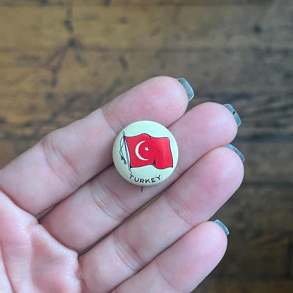 Vintage 1930's World Flag Buttons