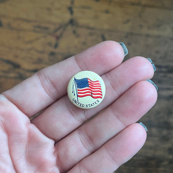 Vintage 1930's World Flag Buttons