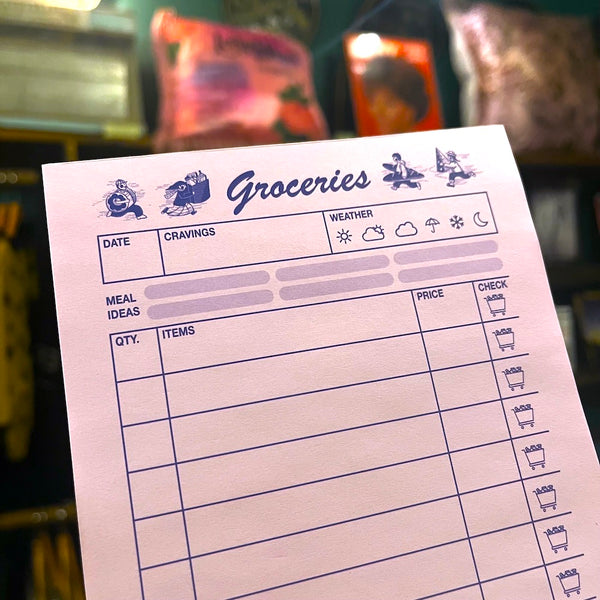 Grocery List Notepad