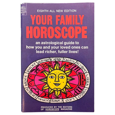 Your Family Horoscope - Vintage 1971 Advice Book