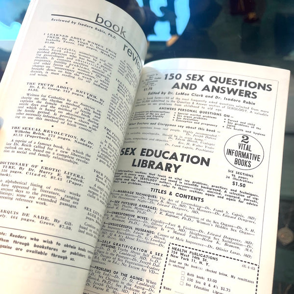 Sexology: America's First Sex Ed Magazine - Vintage April 1963