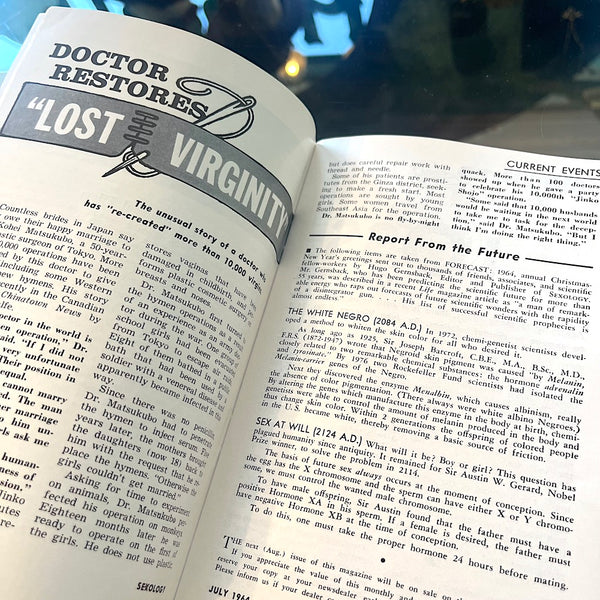 Sexology: America's First Sex Ed Magazine - Vintage July 1964