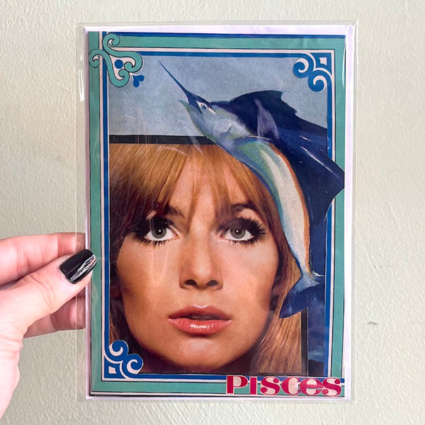PISCES - One of a Kind Zodiac Card