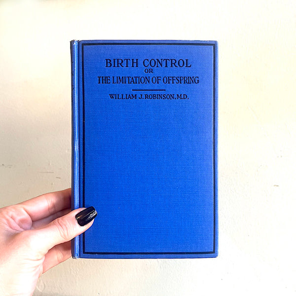 Birth Control or the Limitation of Offspring - Vintage 1933