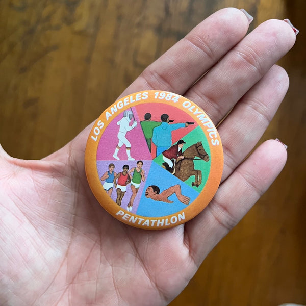 Vintage 1984 LA Olympics Buttons