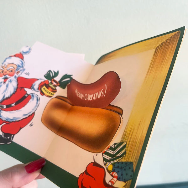 How To Raise A Dog - Vintage Christmas Card