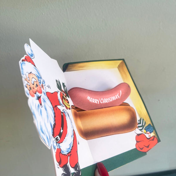 How To Raise A Dog - Vintage Christmas Card