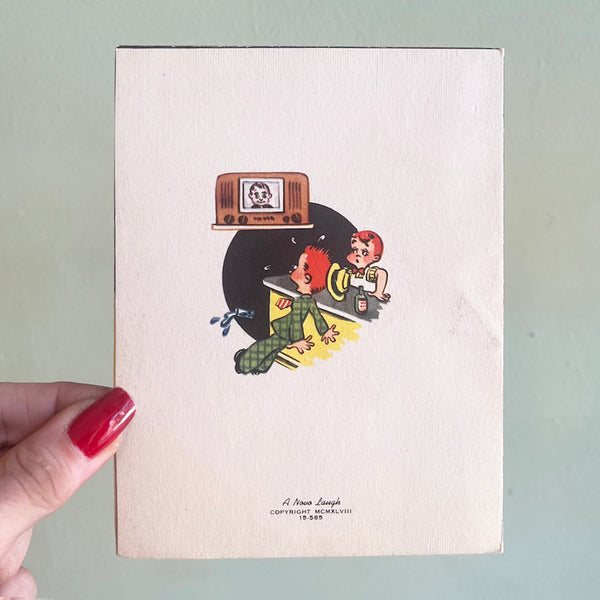 Wushamatta Pal? - Vintage Christmas Card