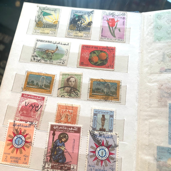 Vintage 1960's Iraqi Stamp Collection