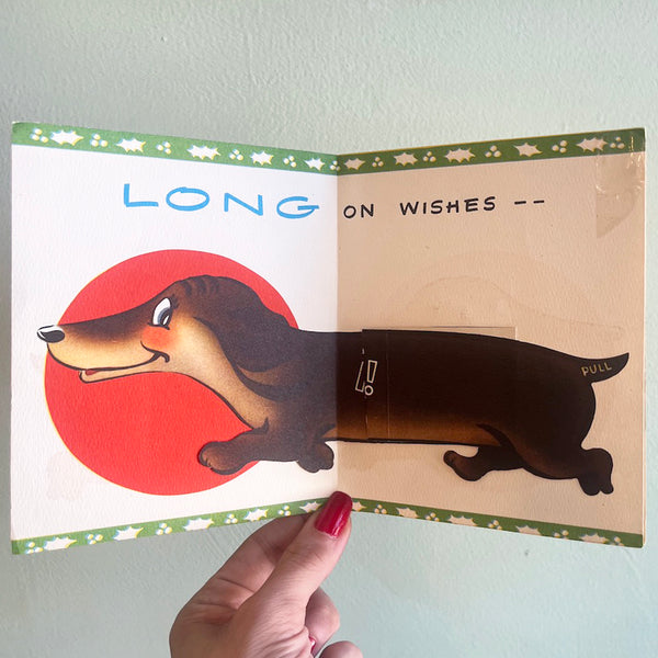 Short On Words - Vintage Christmas Card