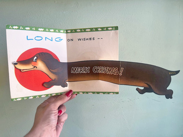 Short On Words - Vintage Christmas Card