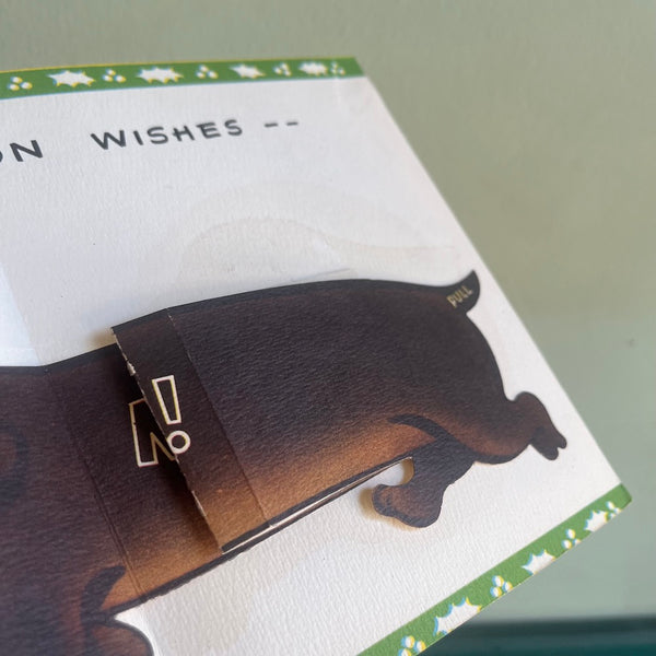 Short On Words - Vintage Christmas Card